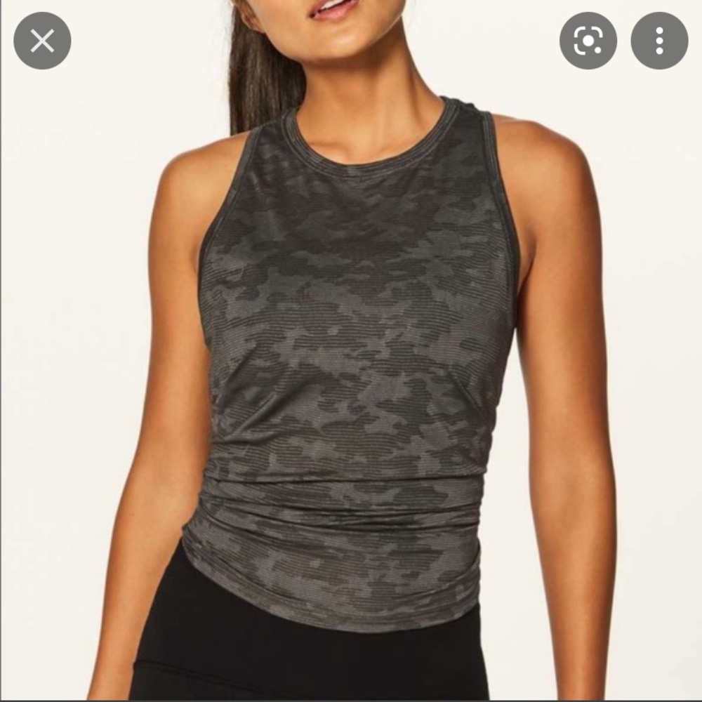 Camo Open Back Lululemon Tank
